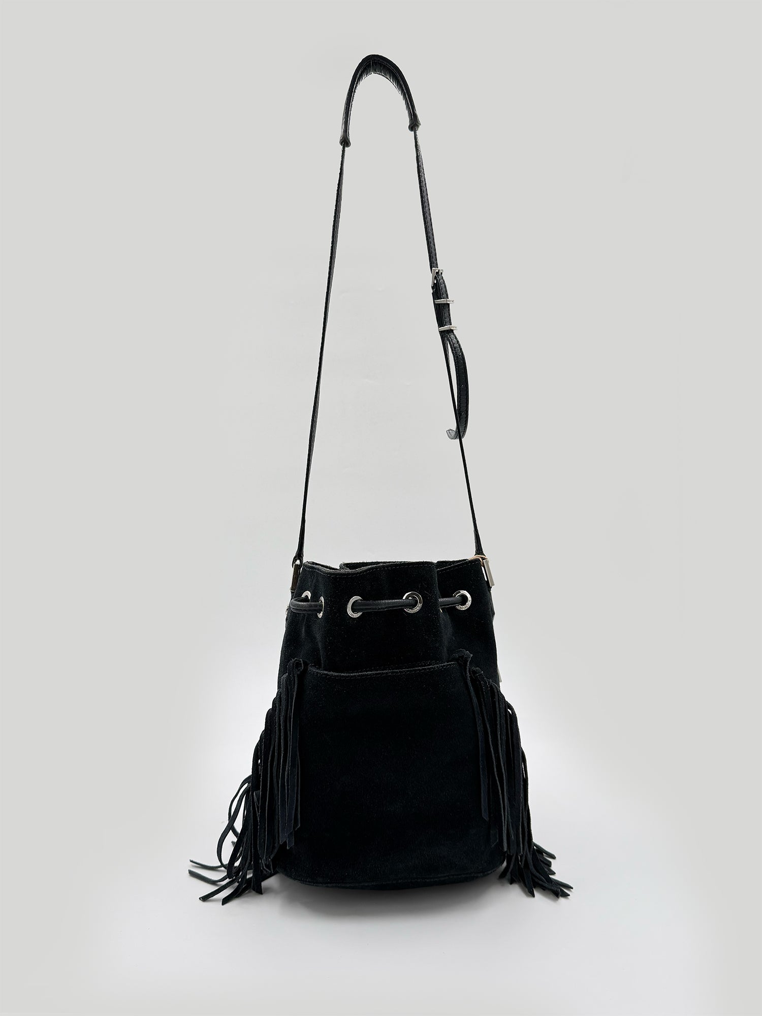 SAC ZADIG&VOLTAIRE BOBO SUEDE FRANGE VINTAGE 00'S