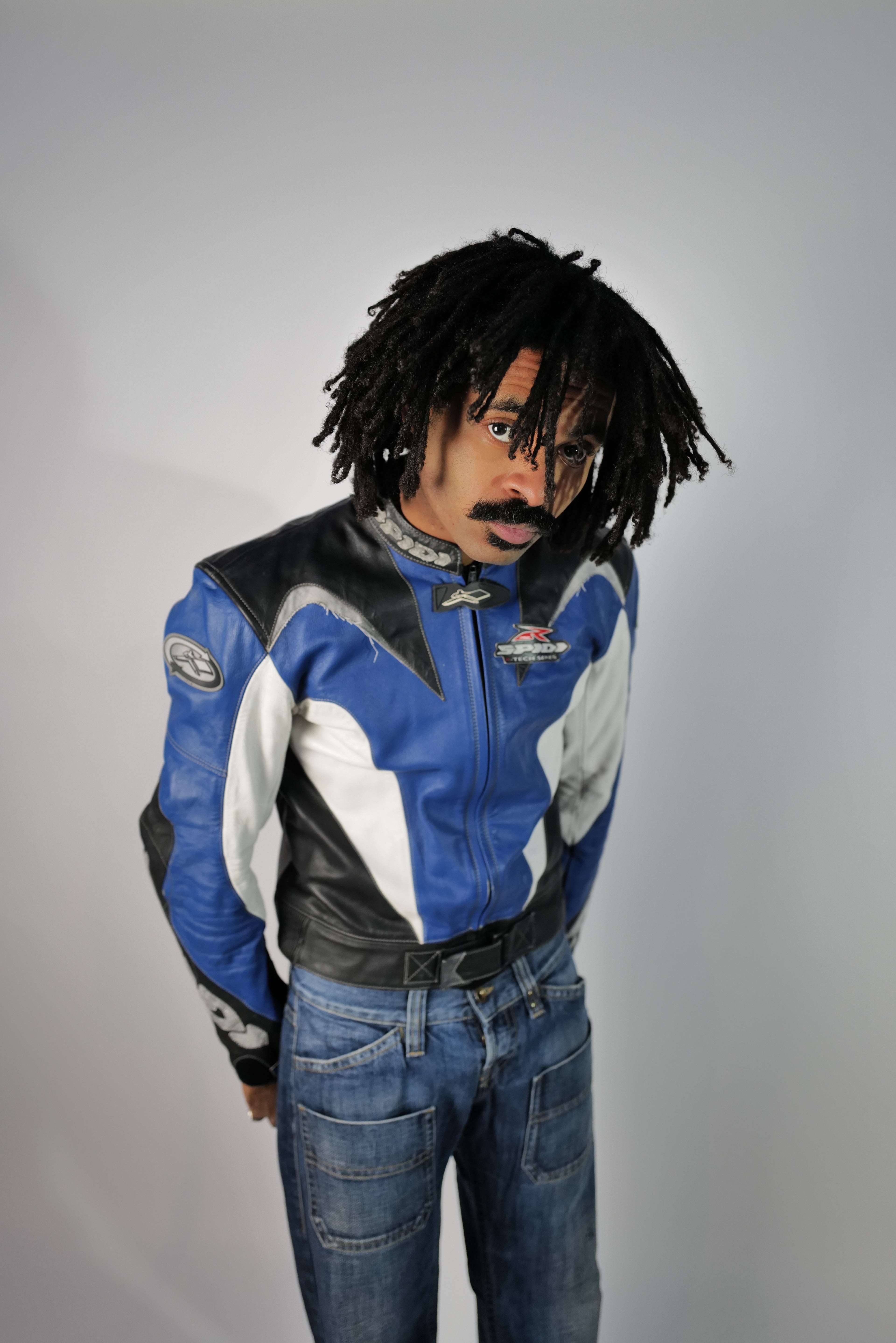 SPIDI_LEATHER_JACKET_-BLUE_VINTAGE_90_S-001