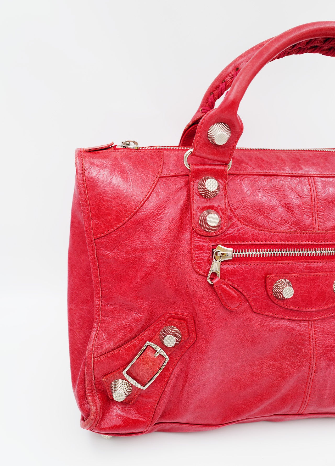 Sac-bag-Balenciaga-Preloved-vintage-red-rouge-3