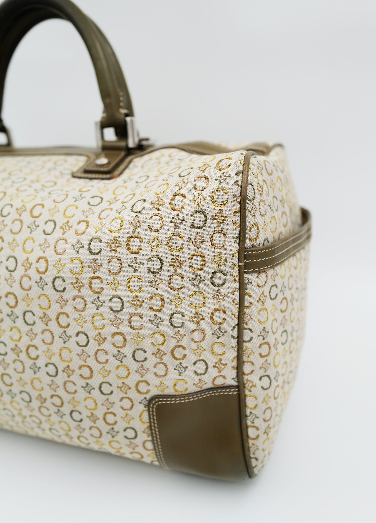 Sac-bag-Veline-Boston-Vintage-2000-Y2K-Vert-green-beige-2