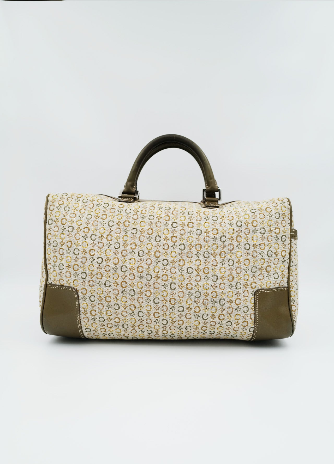 Sac-bag-Veline-Boston-Vintage-2000-Y2K-Vert-green-beige-3