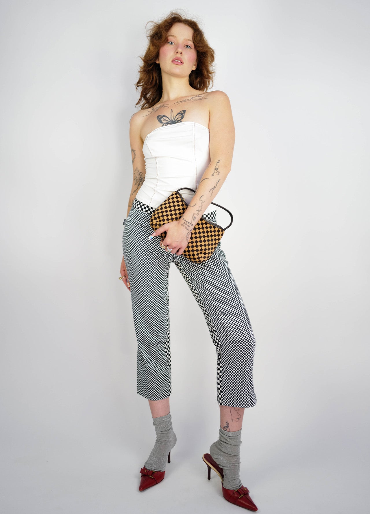 Sac-bag-main-LouisVuitton-LV-Damier-Sauvage-Vintage-2000-Y2K-Brun-brown-beige-4