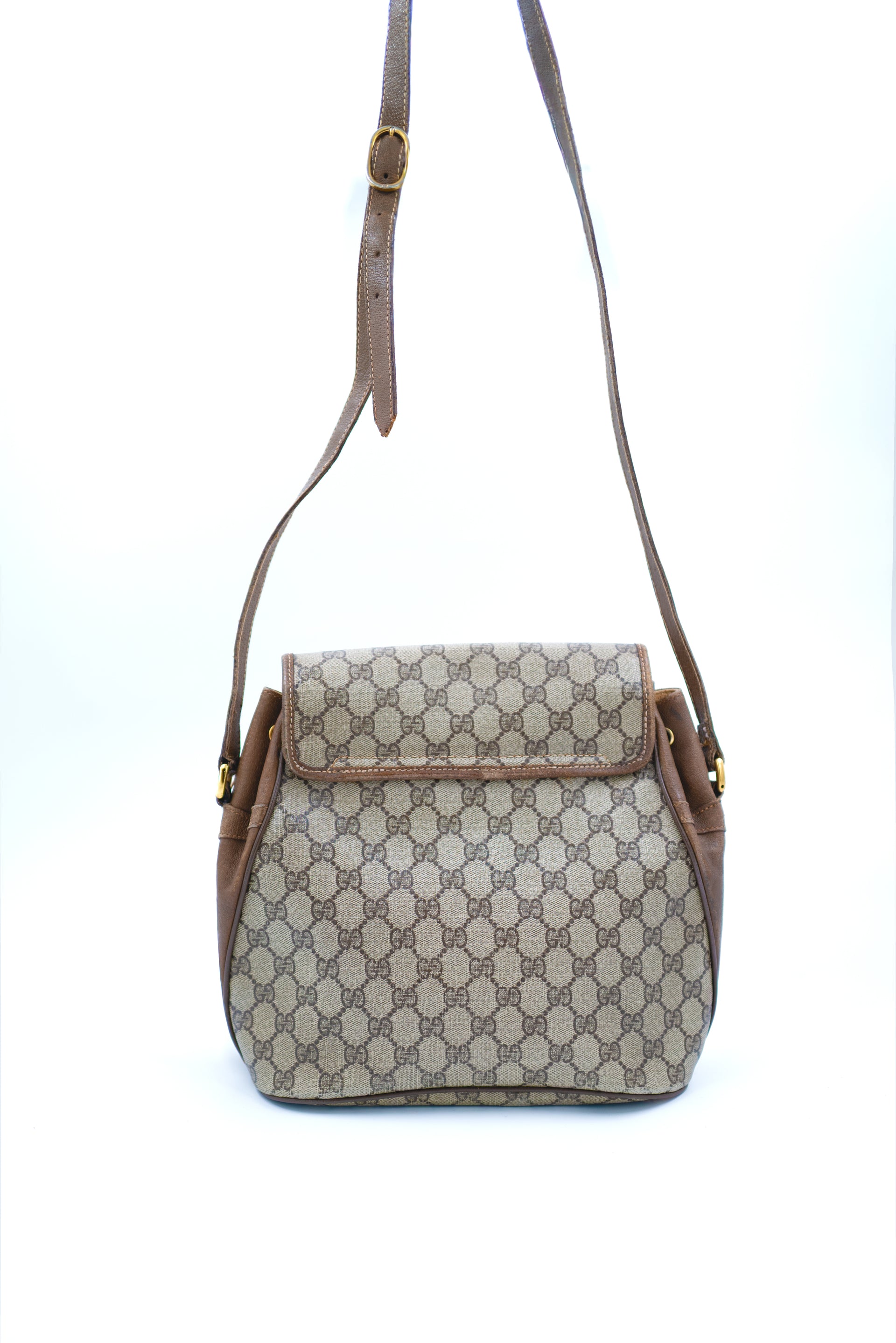 SAC GUCCI LIGHT BROWN 80'S VINTAGE