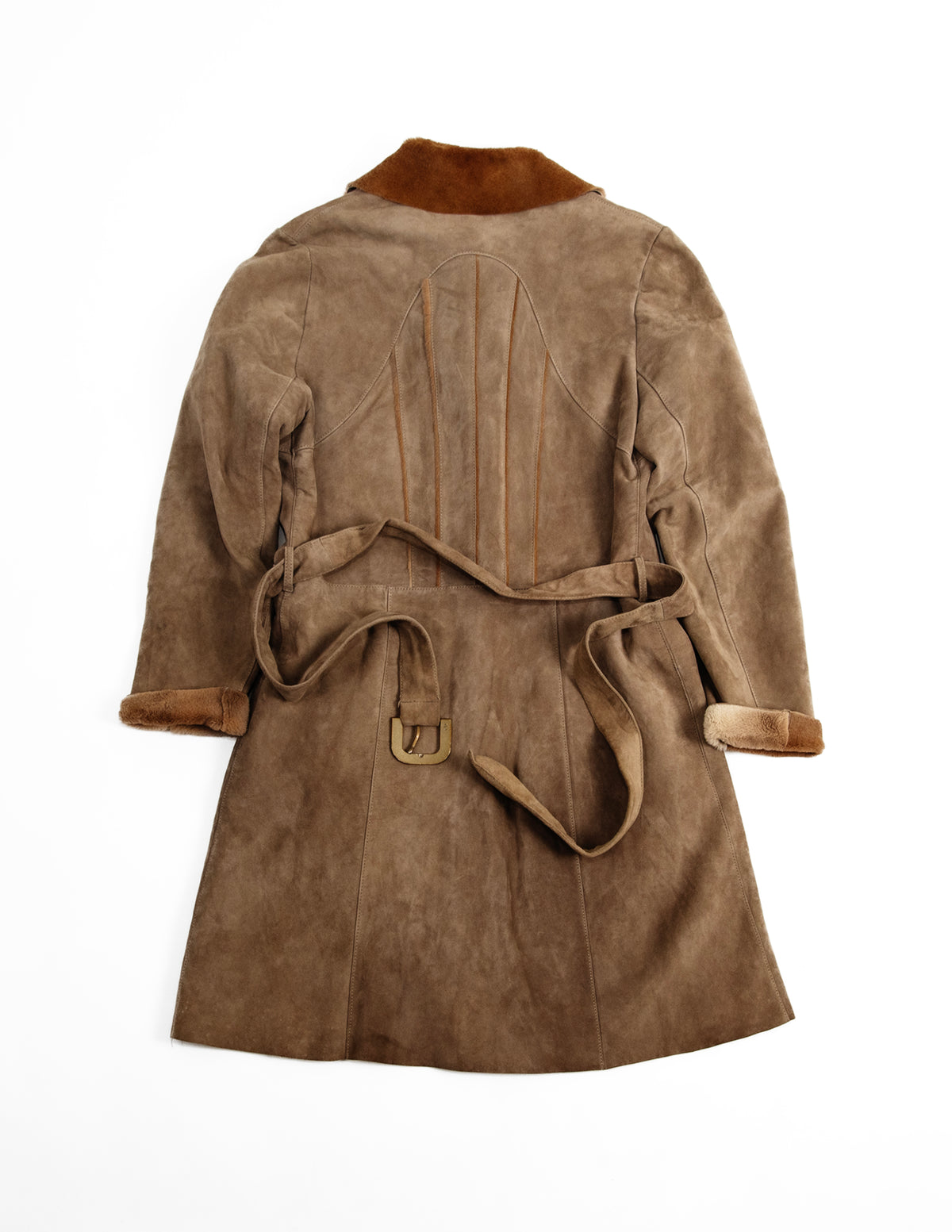 TRENCH EN DAIM CHRISTIAN DIOR VINTAGE 90'S