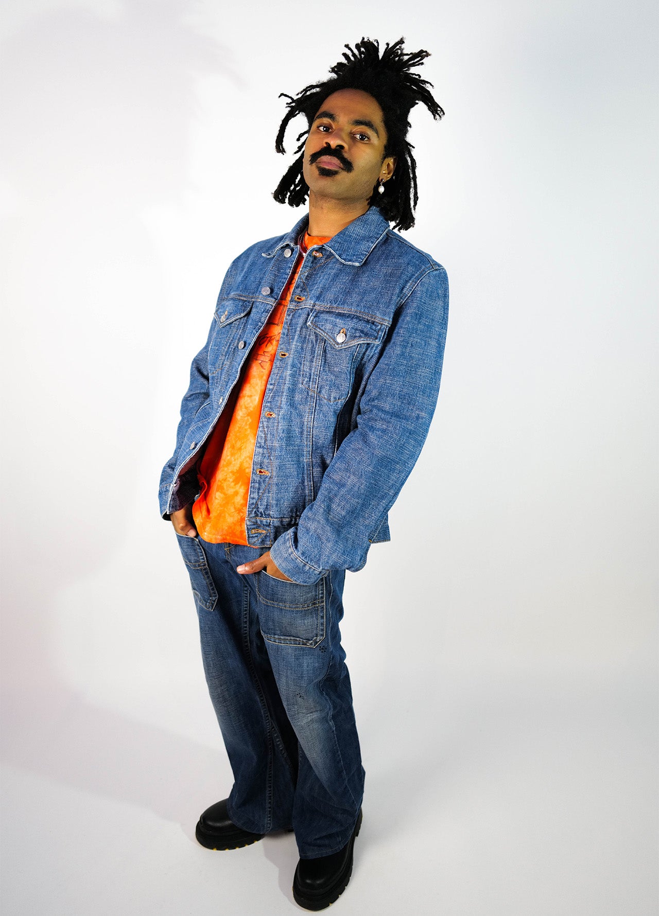 VESTE EN JEANS ICE B ICEBERG DENIM VINTAGE-90'S-005
