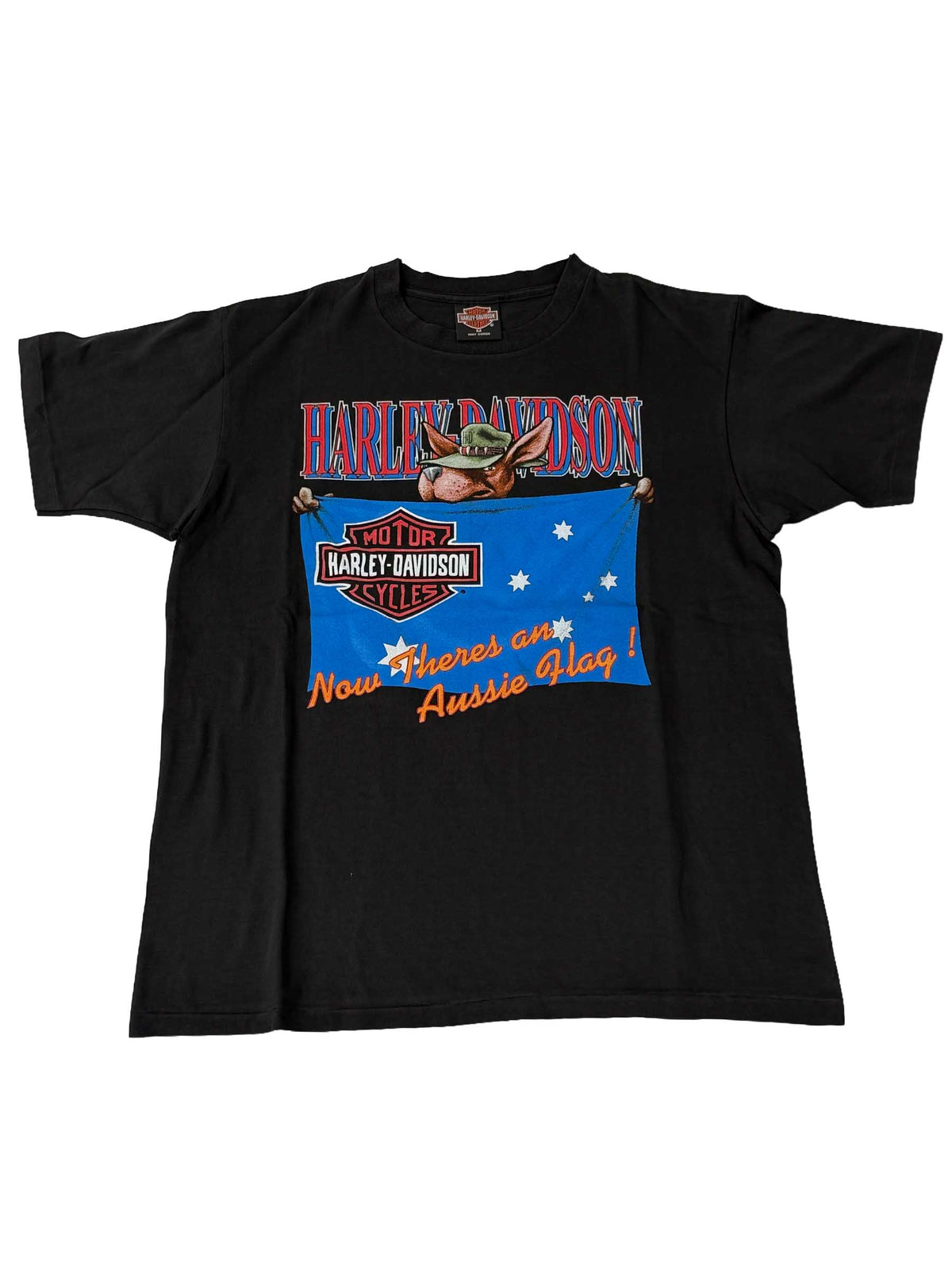 Vintage Deadstock Harley Davidson T-shirt 90's Cairns Australie Flag