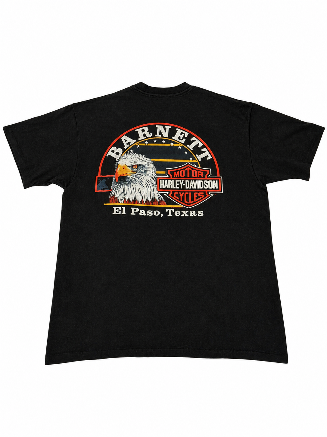 Vintage Deastock Harley Davidson T-shirt 90's El Paso Texas