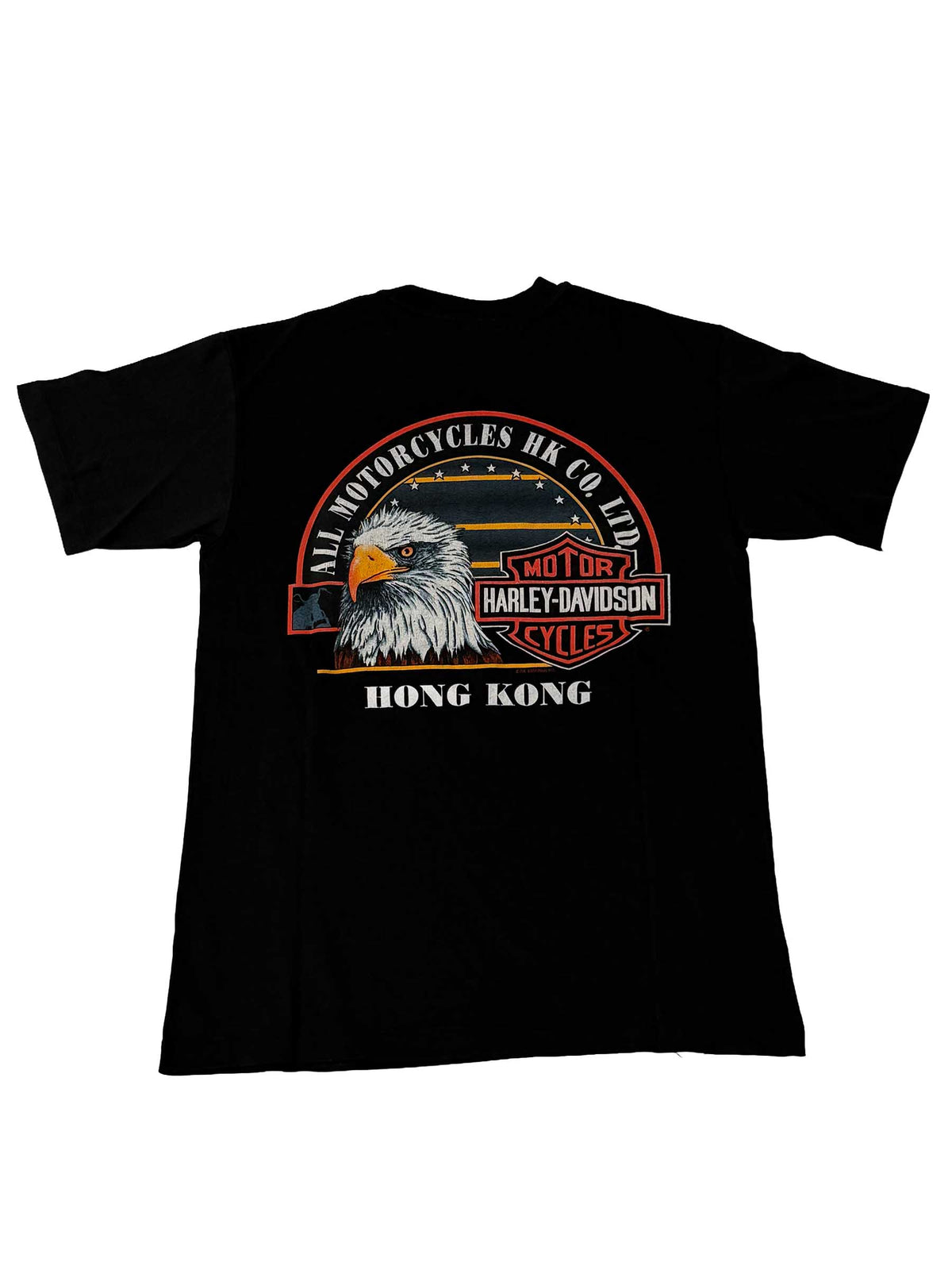Vintage Deadstock Harley Davidson T-shirt 90's Hong Kong Made in Milwaukee