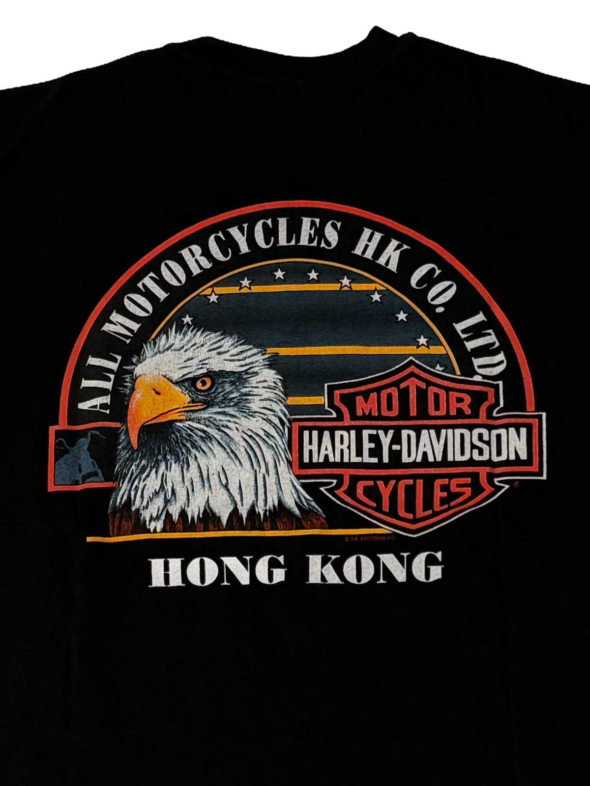 Vintage Deadstock Harley Davidson T-shirt 90's Hong Kong Made in Milwaukee