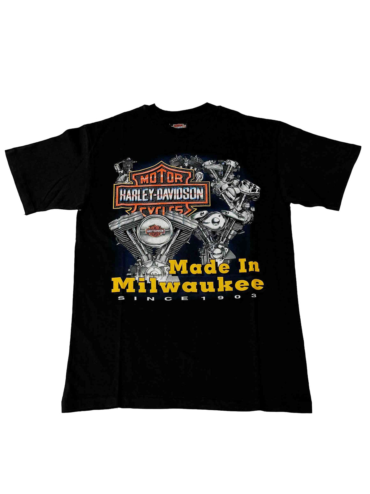 Vintage Deadstock Harley Davidson T-shirt 90's Hong Kong Made in Milwaukee