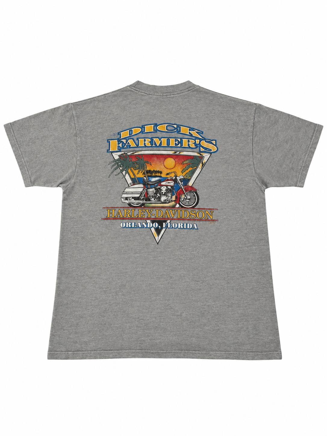 Vintage Deadstock Harley Davidson T-shirt 90's Orlando Florida Grey