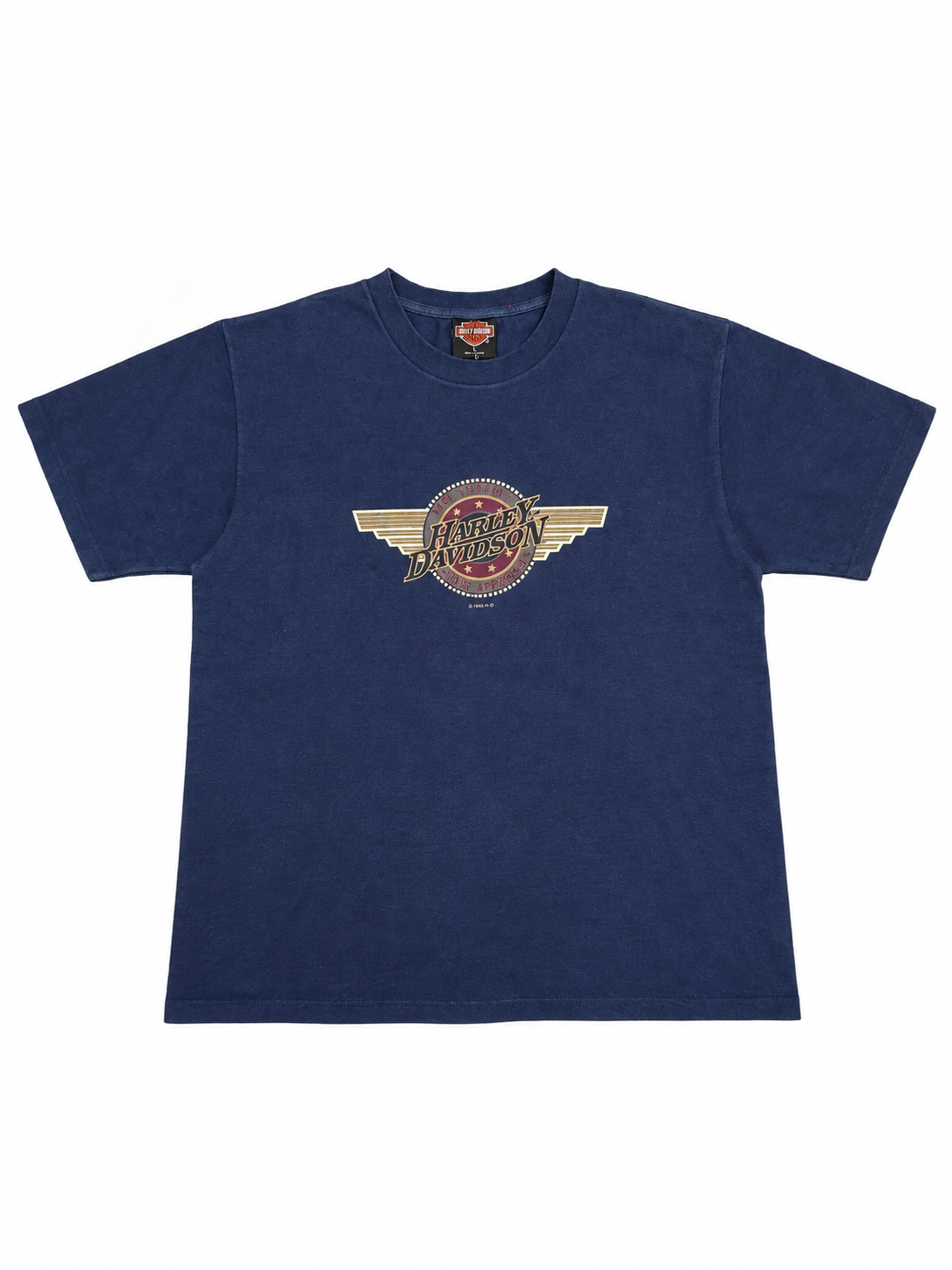 Vintage Deadstock  Harley Davidson T-shirt 90's Southport Australia Navy