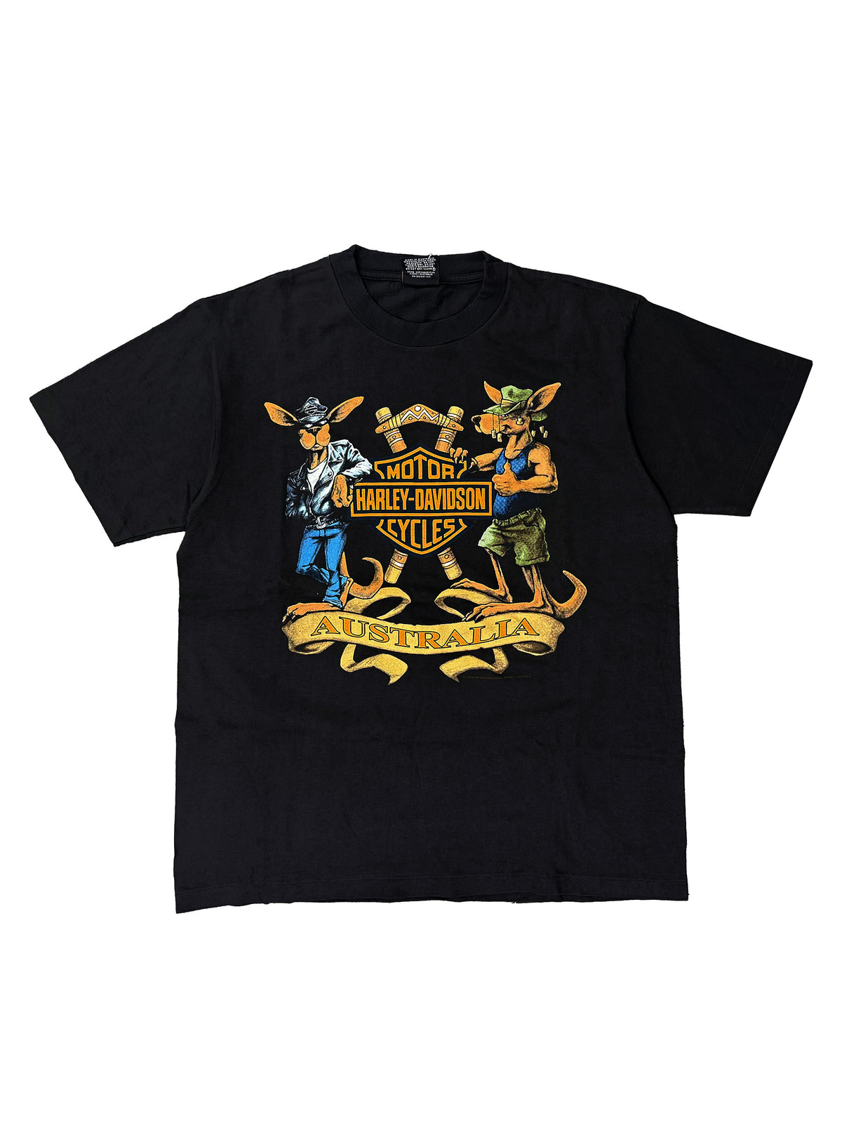 Vintage Deadstock Harley Davidson T-shirt 90's Sydney Australia Kangaroo