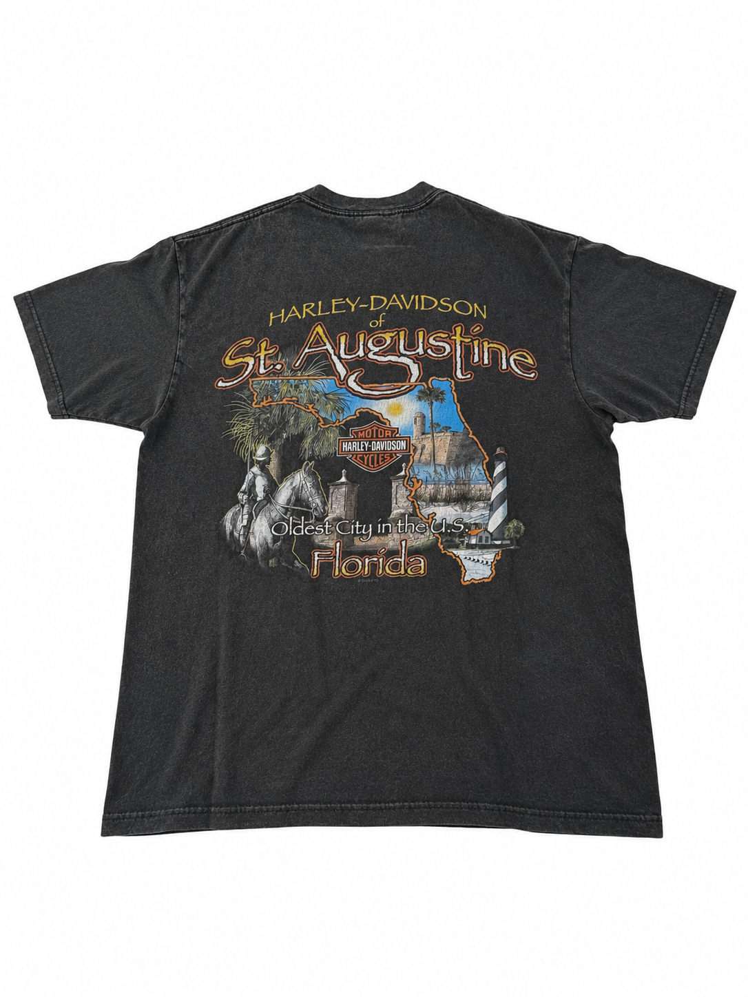 Vintage Harley Davidson T-shirt St.Augustine Florida
