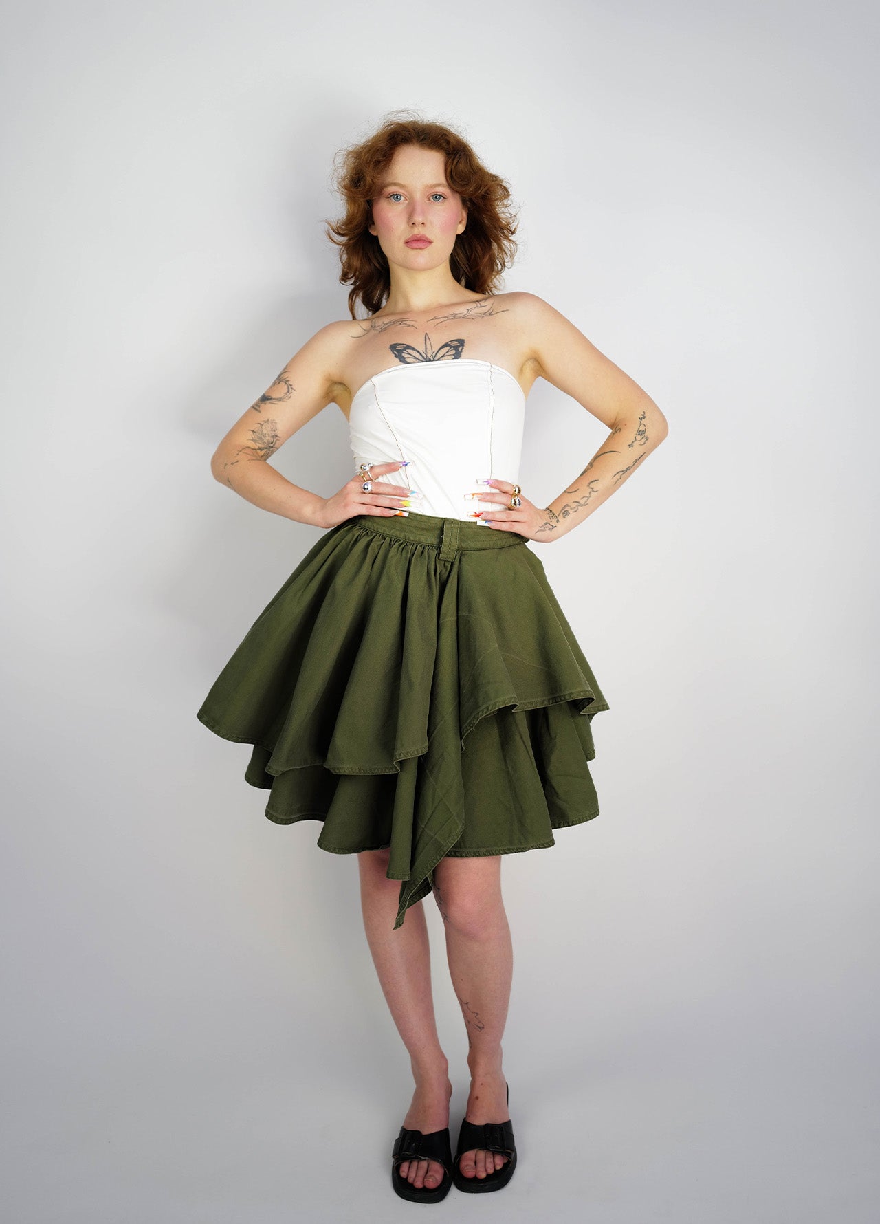 jupe-jupeballon-ballon-Valentino-Gap-vintage-circa-vert-green-2