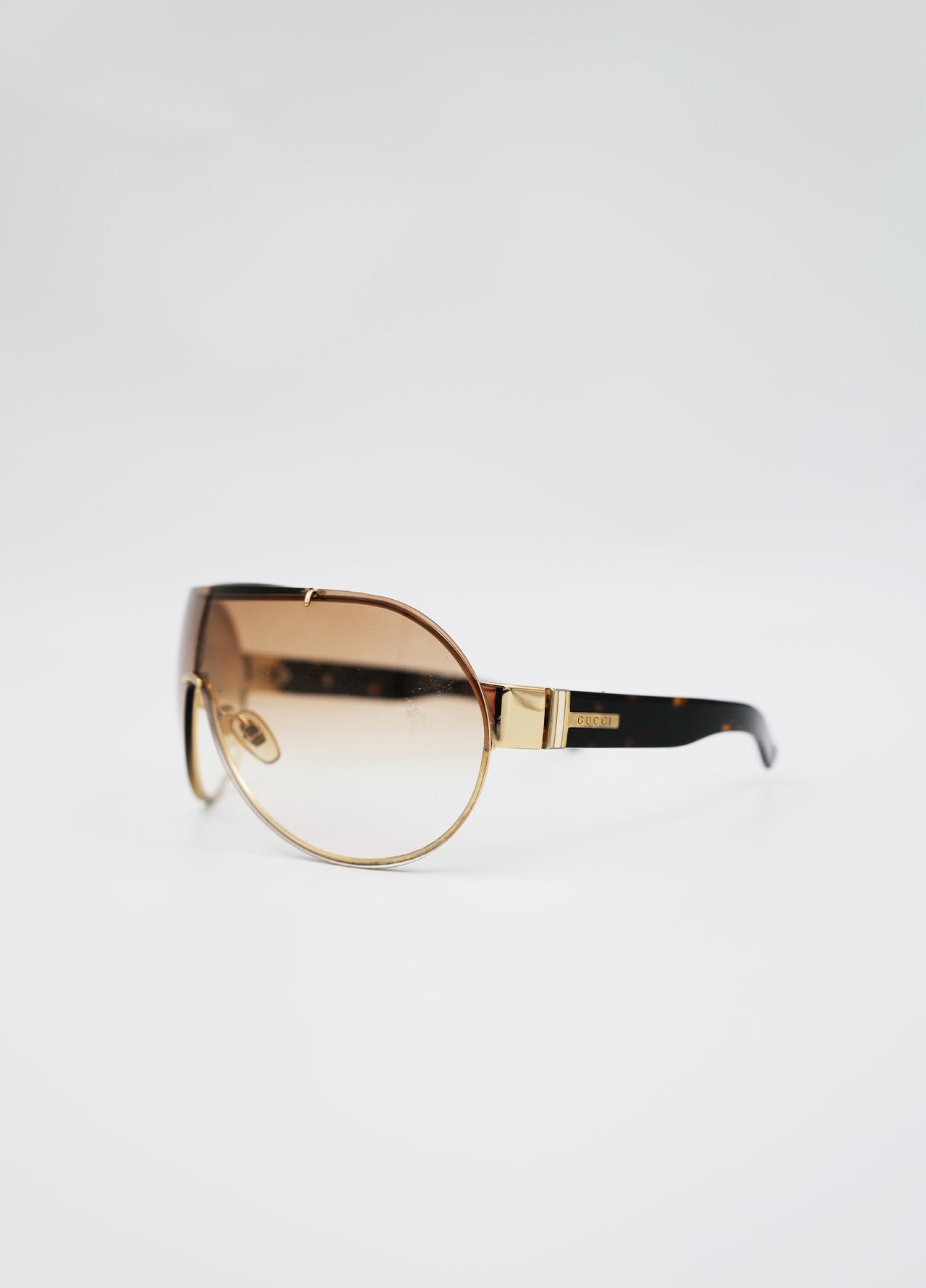 lunette-solaire-sunglass-Gucci-vintage-2000-brown-brun-Y2K-2